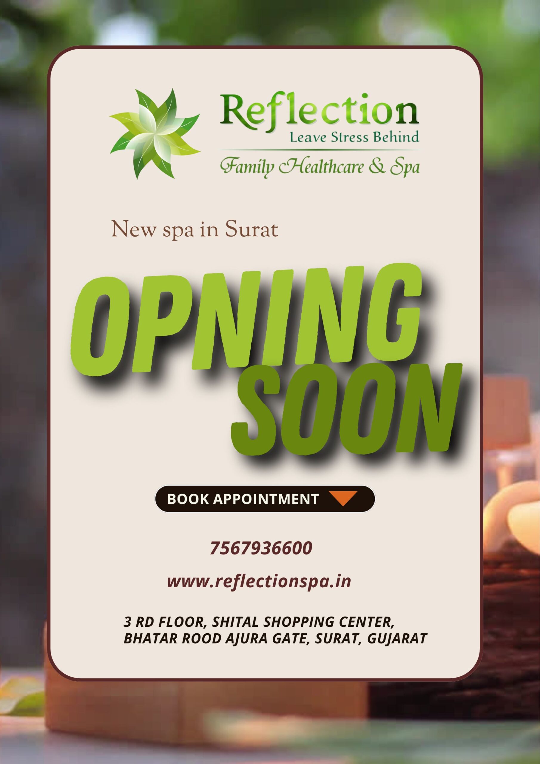 Reflection Family Health Care & Spa – The New Spa Experience Now in Surat